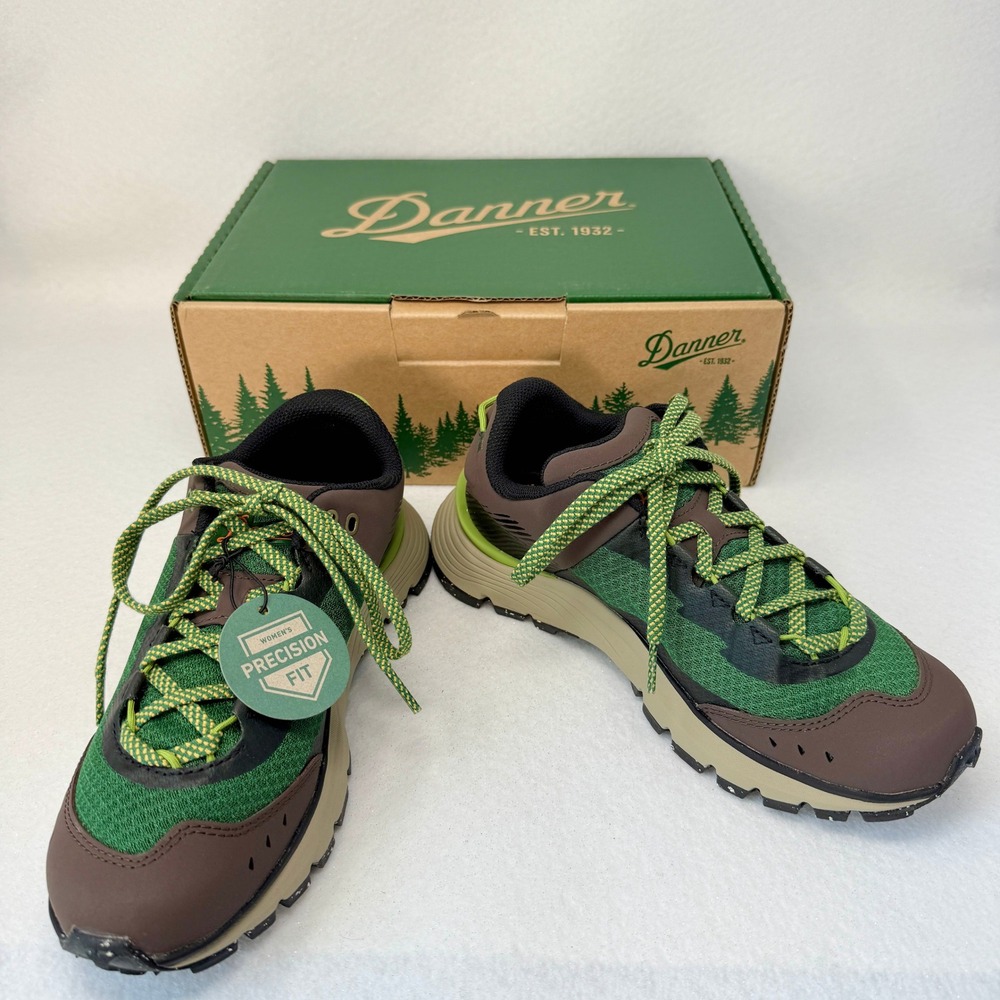 Women's Danner Trail Junction 3 Hiking Shoes Bracken Peridot Green-Size 7.5
